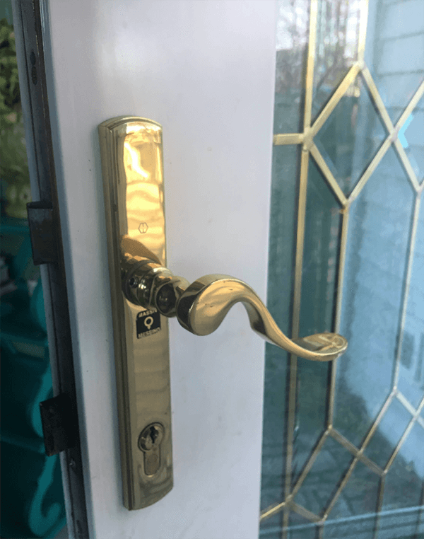 We expertly installed a residential mortise lock, enhancing both security and durability for the home.